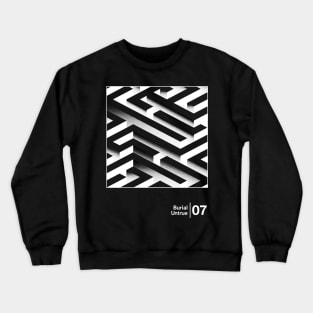 Burial / Minimalist Graphic Fan Artwork Design Crewneck Sweatshirt